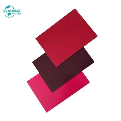 Buitenmuur 3 mm Aluminium Composite Panel PE ACP Buitenmuurpanelen 1220 mm X 2440 mm