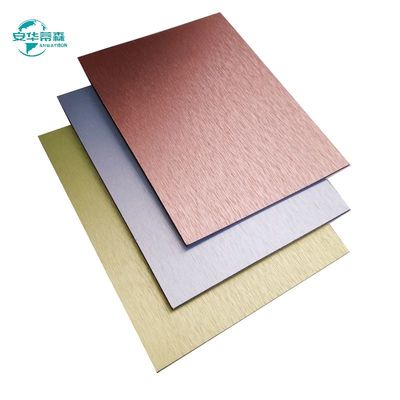 B1 Brandwaarde Gepoetste aluminiumcompositpanel ISO14001 Brandvertrager Acp
