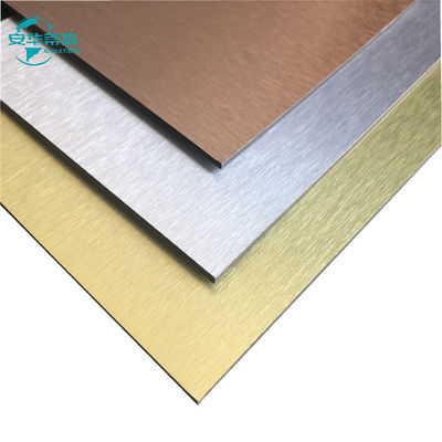 ISO14001 Gepoetste brandvertragend aluminiumcomposite panel voor de bouw