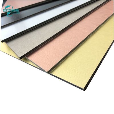 ISO14001 Gepoetste aluminiumcomposite Aluminiumcomposite materiaal Acm panelen 1220mm